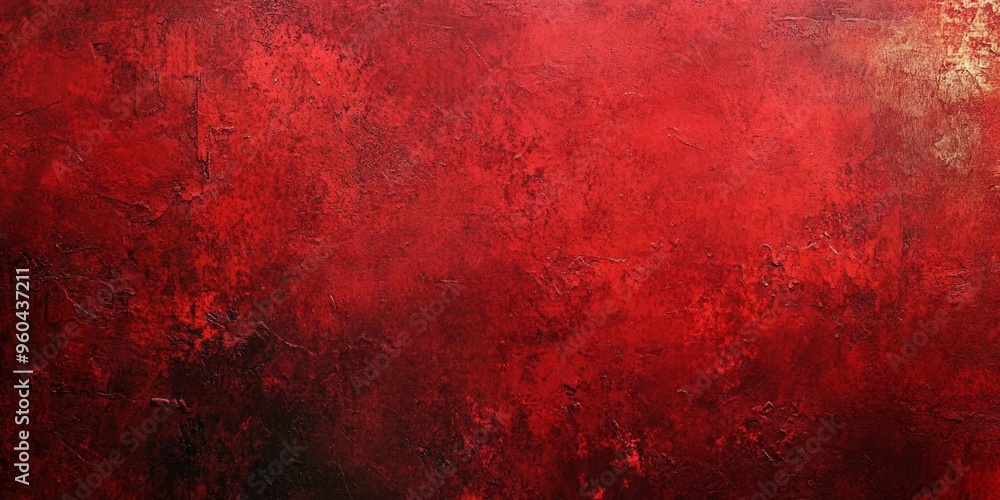 Rich red grunge texture with dark patches, perfect for creative projects Rich red grunge texture with dark patches, perfect for creative projects