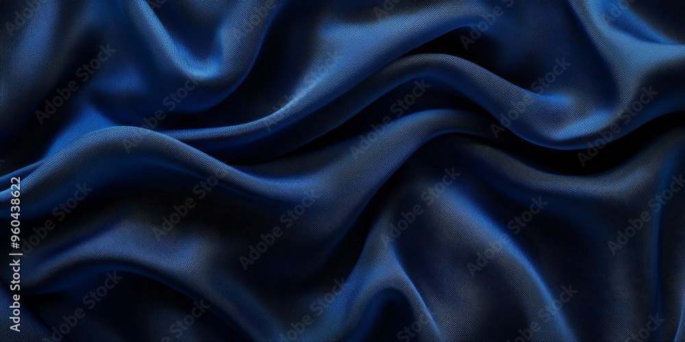 Soft blue linen fabric texture with realistic folds and subtle shading across the surface Soft blue linen fabric texture with realistic folds and subtle shading across the surface
