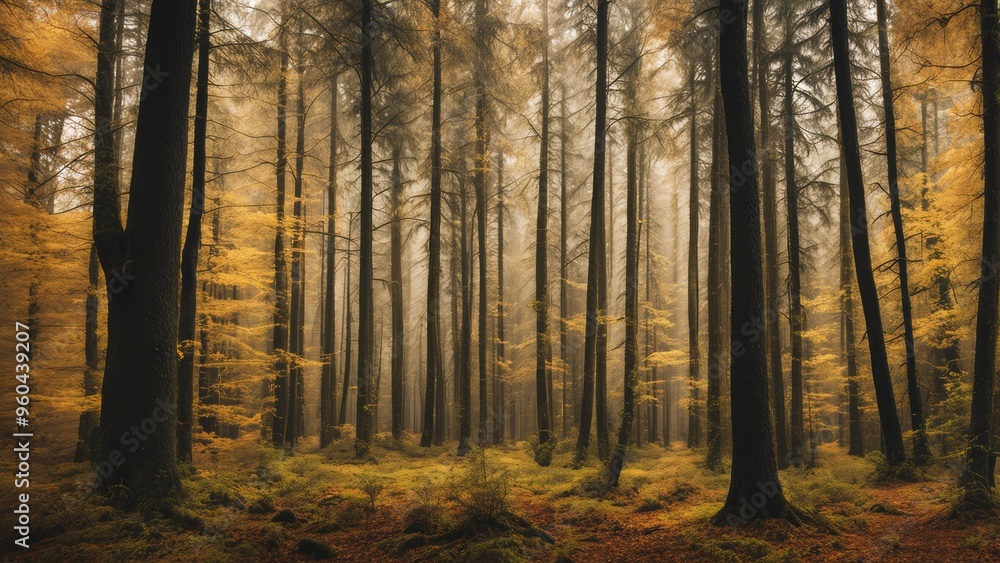 Fototapeta premium autumn in the forest