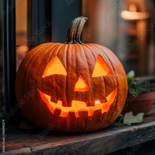 jack o lantern in the night