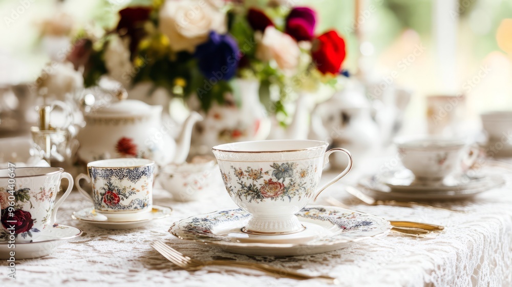 Victorian Tea Party with a Modern Twist: Lace, China, and Stylish Delights Victorian Tea Party with a Modern Twist: Lace, China, and Stylish Delights