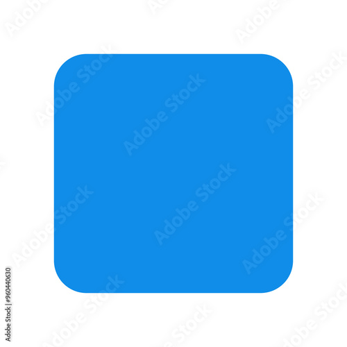 Blue square with transparent background