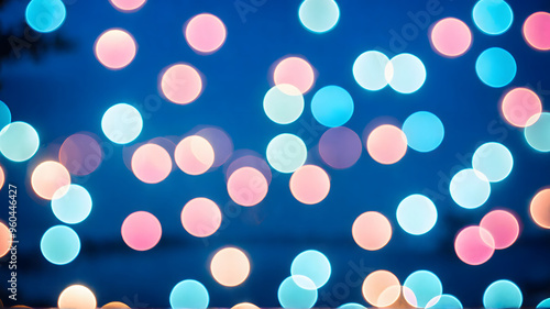 A dreamy and ethereal background of soft bokeh lights. Perfect for adding a touch of romance and magic to your designs.
