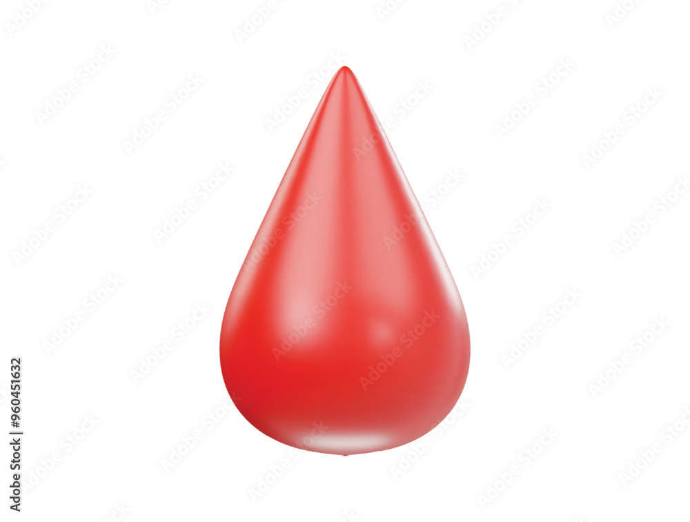 Blood icon 3d render illustrtion Blood icon 3d render illustrtion