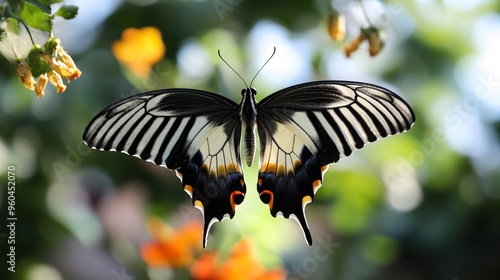 a butterfly named Iphiclides podalirinus,beautiful,flying, --ar 16:9 --style raw --v 6.1 Job ID: 0adec4dd-b2d5-4997-8503-44946c761acd photo