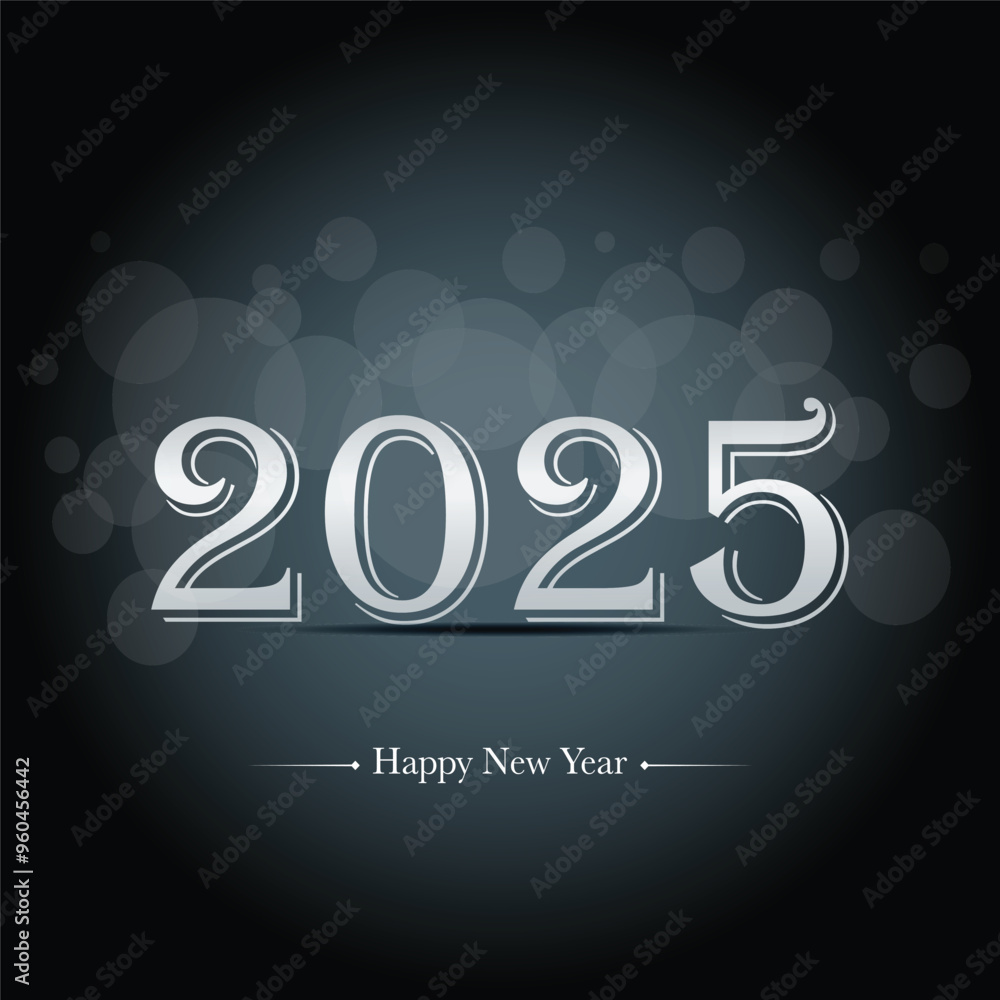 Happy new year 2025 design. With colorful truncated number illustrations. Premium vector design 2025 Happy new year 2025 design. With colorful truncated number illustrations. Premium vector design 2025