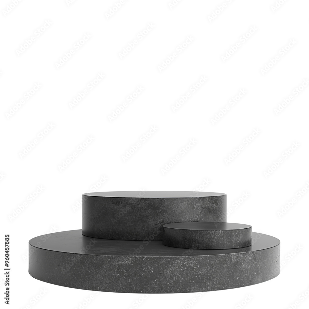 Abstract Stone Podium for Product Presentation