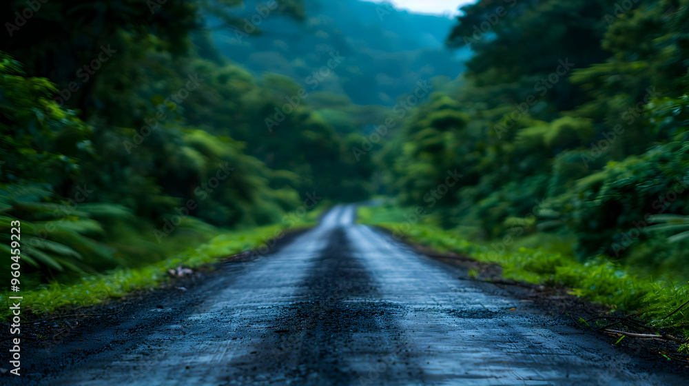 Obraz premium road in the forest