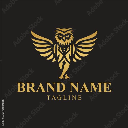 Logo Elegant Owl