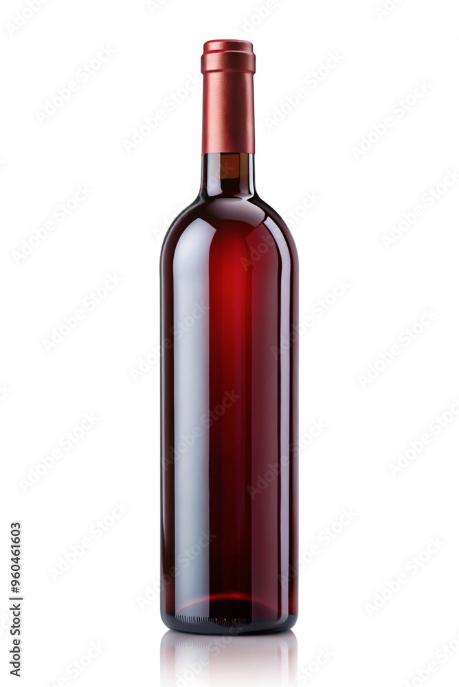 Quality wine bottles, isolated on white background Quality wine bottles, isolated on white background