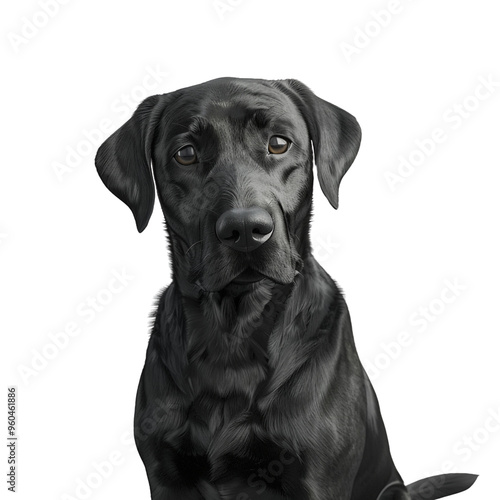 Black Labrador Retriever Portrait