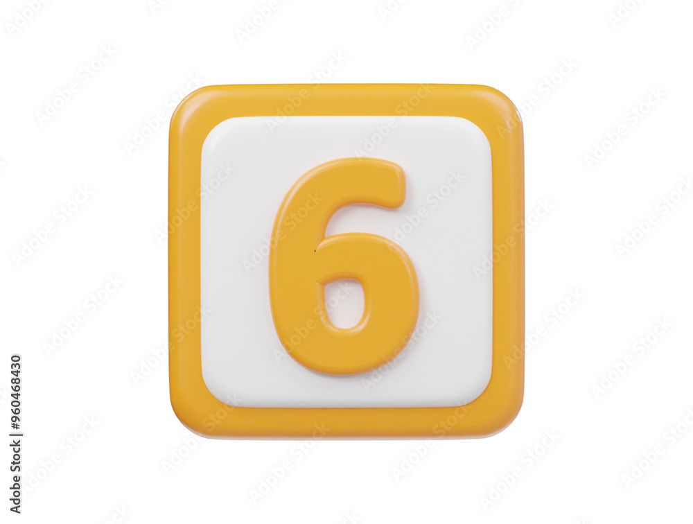 Number icon 3d render illustration Number icon 3d render illustration