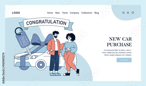 Special Moments. Flat Vector Illustration