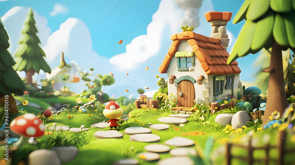 A Cartoon character cute Open-World Games A Cartoon character cute Open-World Games
