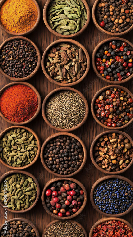 spices on a plate spices on a plate