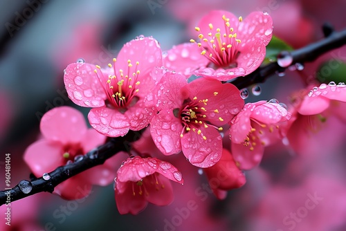 Blossoms, in early spring, the first to appear herald the end of winter and the return of warmth photo