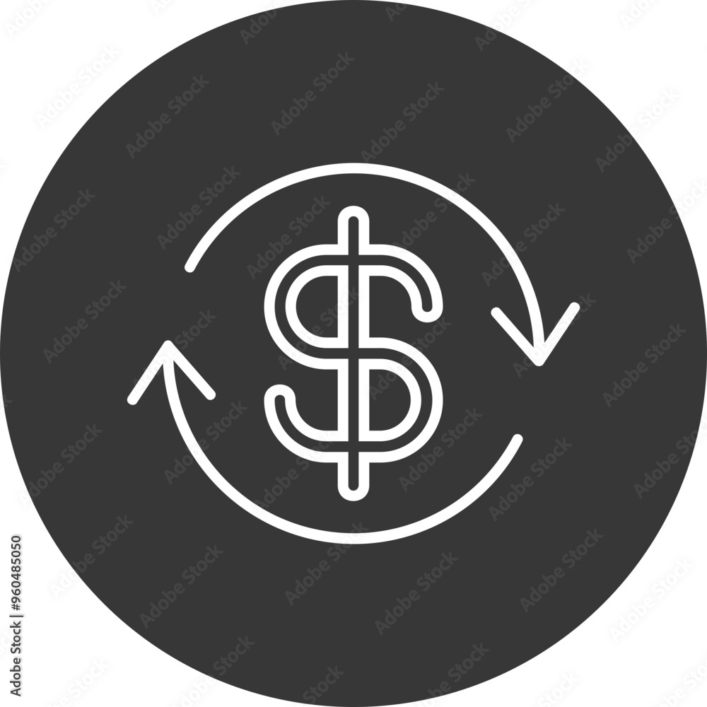 Obraz premium Exchanging Vector Icon Design