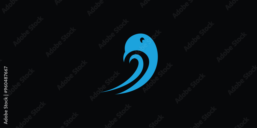creative bird logo, with a modern concept.vector creative bird logo, with a modern concept.vector