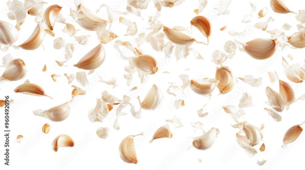 Garlic Cloves Abstract Background. Garlic Cloves Abstract Background.