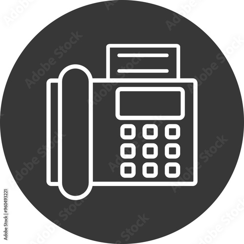 Fax Vector Icon