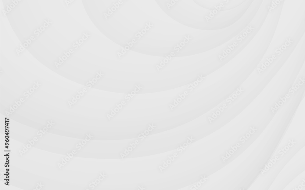 Obraz premium Abstract white background featuring fluid, wavy shapes, ideal for minimalist designs, presentations, and modern creative projects.