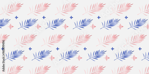 Creative conceptual images of abstract tree leaves, textures in a minimalistic style. Modern design templates for holidays, advertising, brand, bed linen. Ornament, seamless pattern, texture.