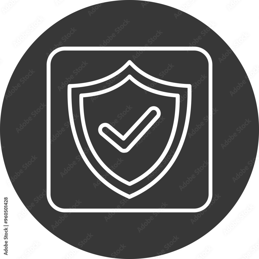 Shield Vector Icon Shield Vector Icon