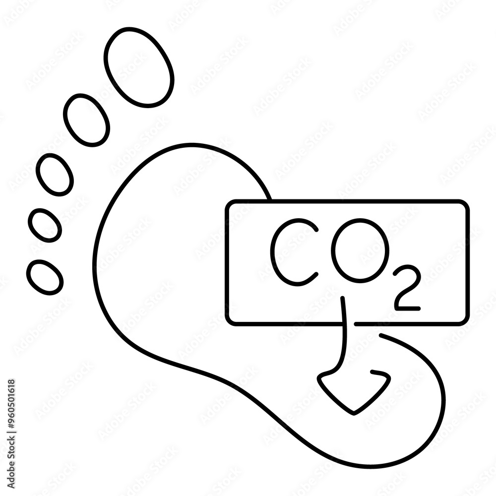Reducing Carbon Footprints Monoline Icon Design. Represents Environmental Conservation, Sustainability, Green Practices, Eco-friendly Living. Transparent PNG. Reducing Carbon Footprints Monoline Icon Design. Represents Environmental Conservation, Sustainability, Green Practices, Eco-friendly Living. Transparent PNG.