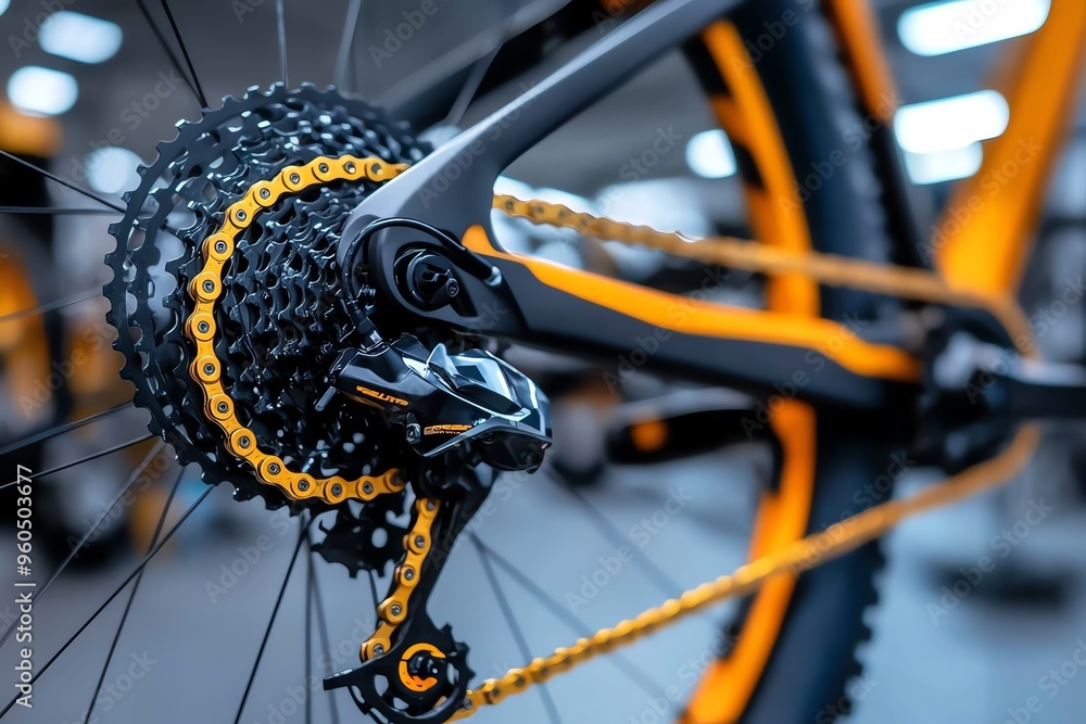Obraz premium Bike mechanics, fixing flats, tuning derailleurs are crucial skills for every cyclist to learn