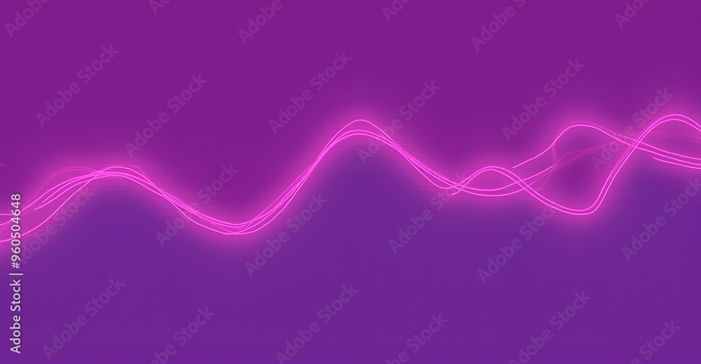 Generative AI  A minimalist and simple wallpaper with cool wave lines and calming colors, Simply minimalist modern background, cool abstract wave with neon color background, cool neon background