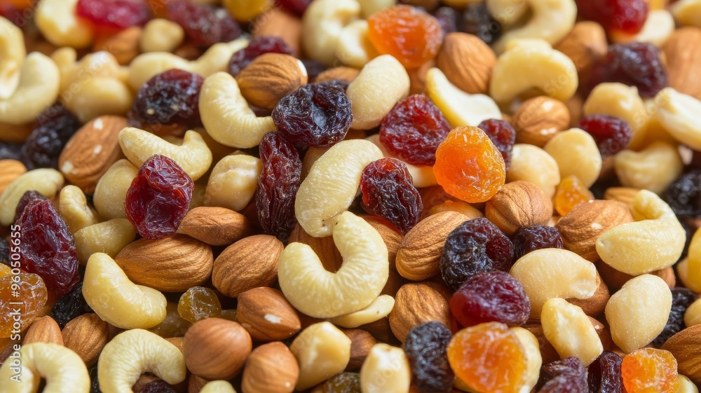 Handful of mixed nuts and dried fruits. Good for health. Healthy and convenient. Rich in vitamin and fiber. Handful of mixed nuts and dried fruits. Good for health. Healthy and convenient. Rich in vitamin and fiber.