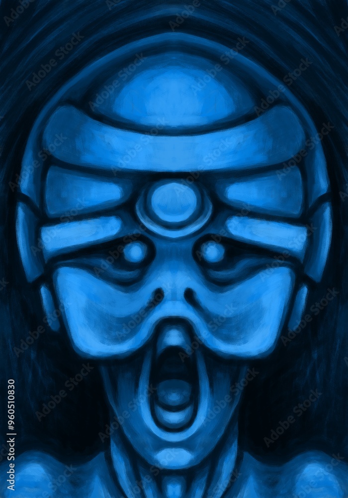 Alien creature, sketch - digital painting Alien creature, sketch - digital painting