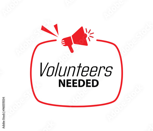 volunteers needed text