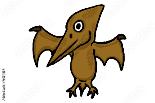 Pteranodon cartoon character