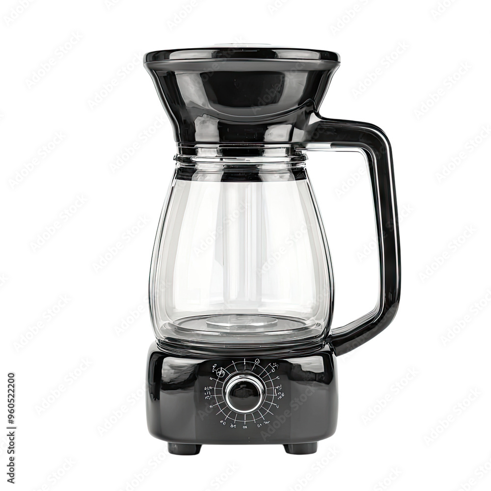 Sleek Black Coffee Maker with Glass Carafe, Ready to Brew Your Morning Pick-Me-Up! Sleek Black Coffee Maker with Glass Carafe, Ready to Brew Your Morning Pick-Me-Up!