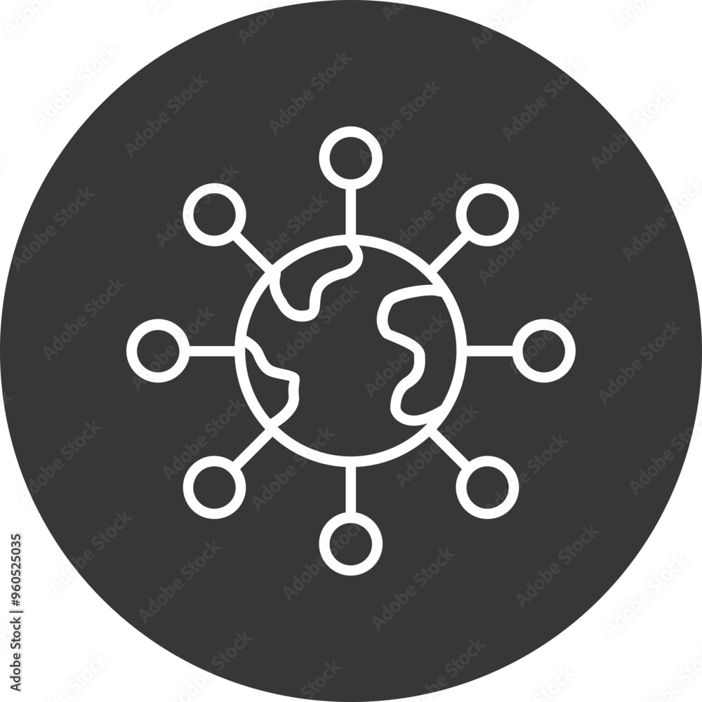 Networking Vector Icon Design Networking Vector Icon Design