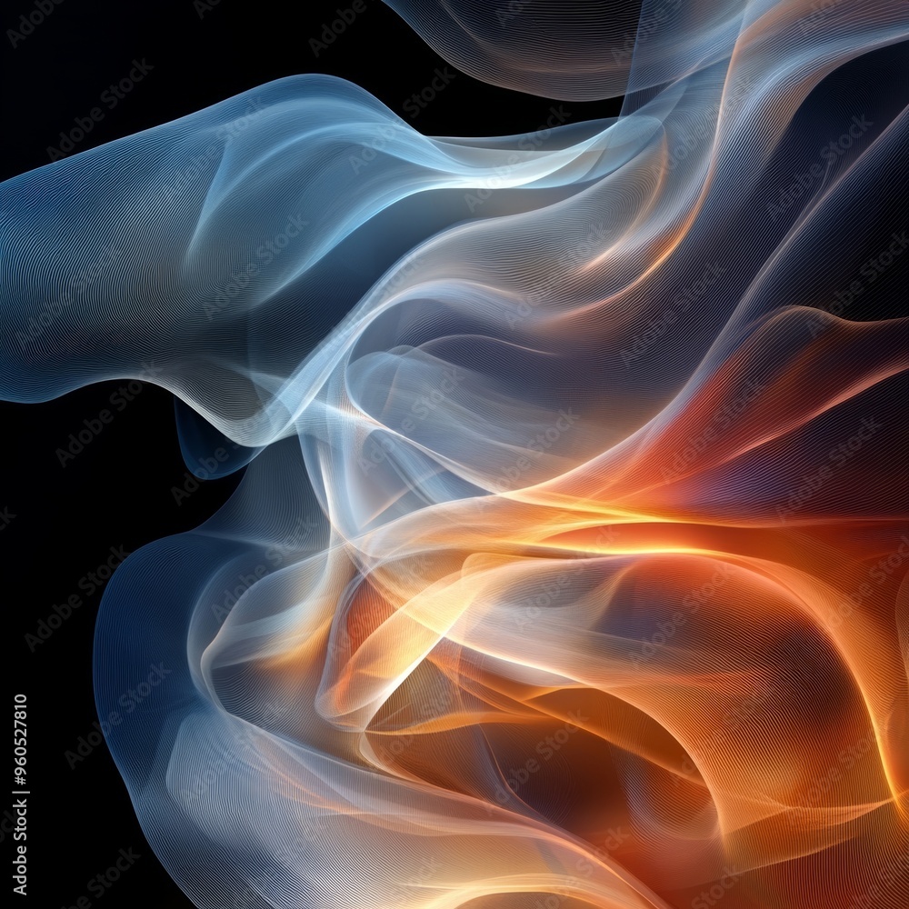 Fototapeta premium Flowing Abstract