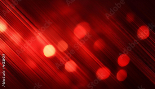 abstract red background with bokeh