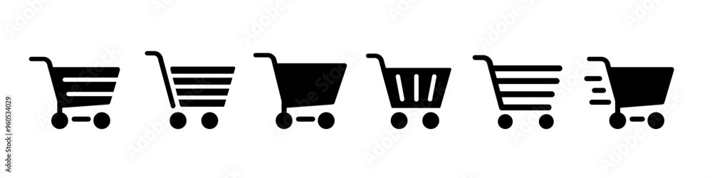Cart icon. Shopping cart icon Cart icon. Shopping cart icon