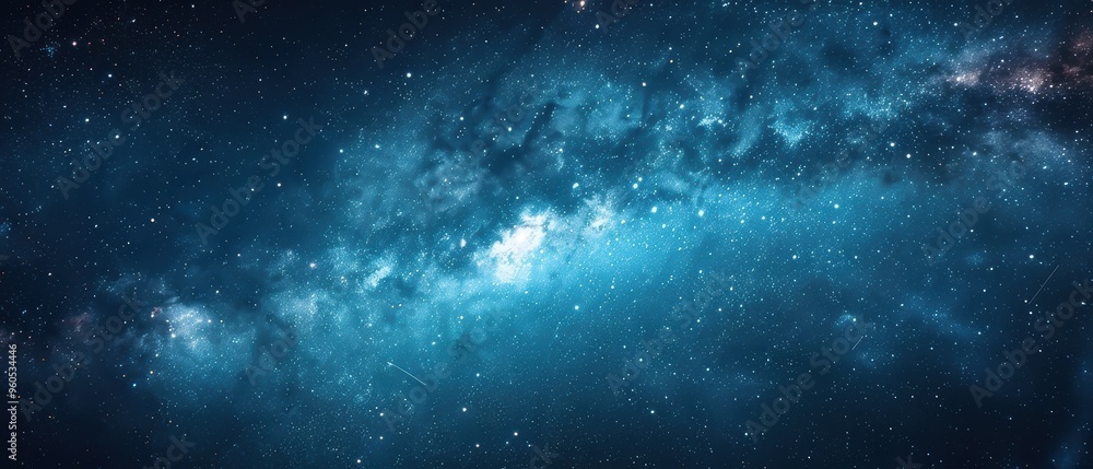 Fototapeta premium Mesmerizing Night Sky with Shooting Stars for Astrophtography Enthusiasts