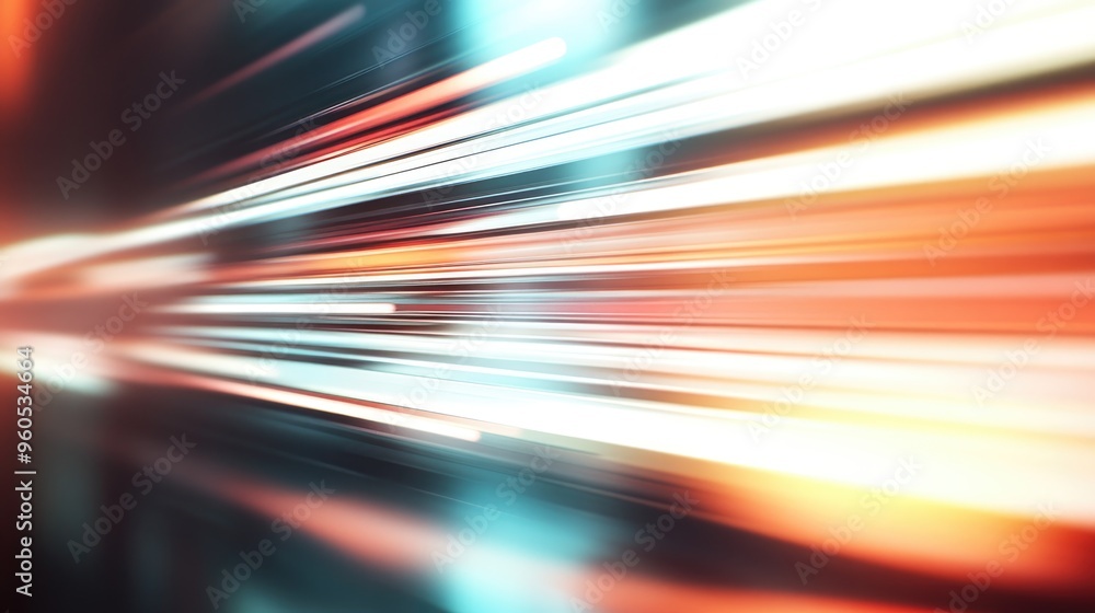 Blurred background featuring horizontal bright lines and glare ideal for wallpaper design Blurred background featuring horizontal bright lines and glare ideal for wallpaper design