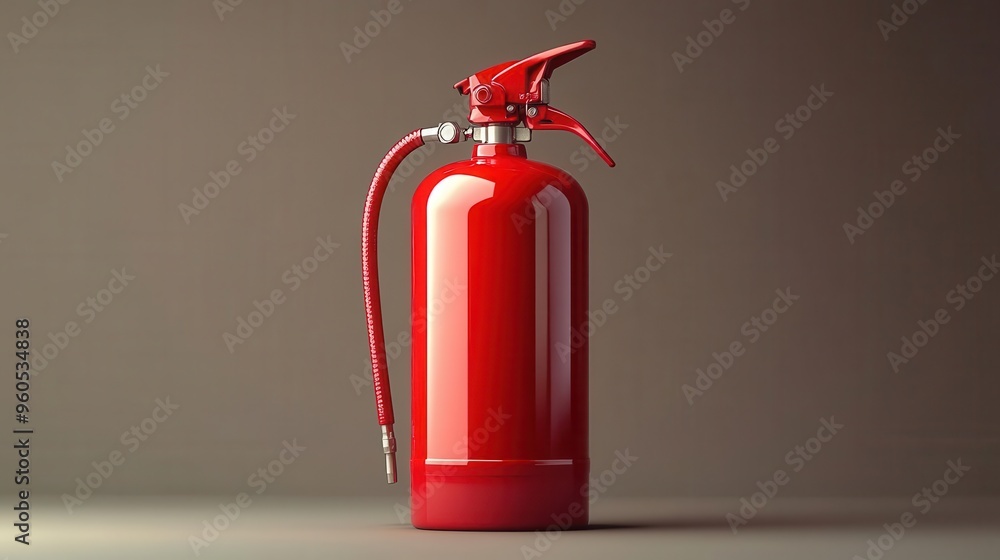 stylized vector icon of sleek modern fire extinguisher bold red color pops against minimalist background clean lines and simplified form create instantly recognizable safety symbol stylized vector icon of sleek modern fire extinguisher bold red color pops against minimalist background clean lines and simplified form create instantly recognizable safety symbol