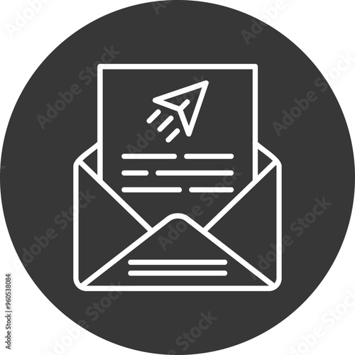 Send Mail Vector Icon Design