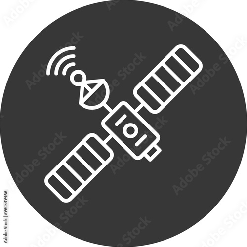 Satellite Vector Icon Design photo