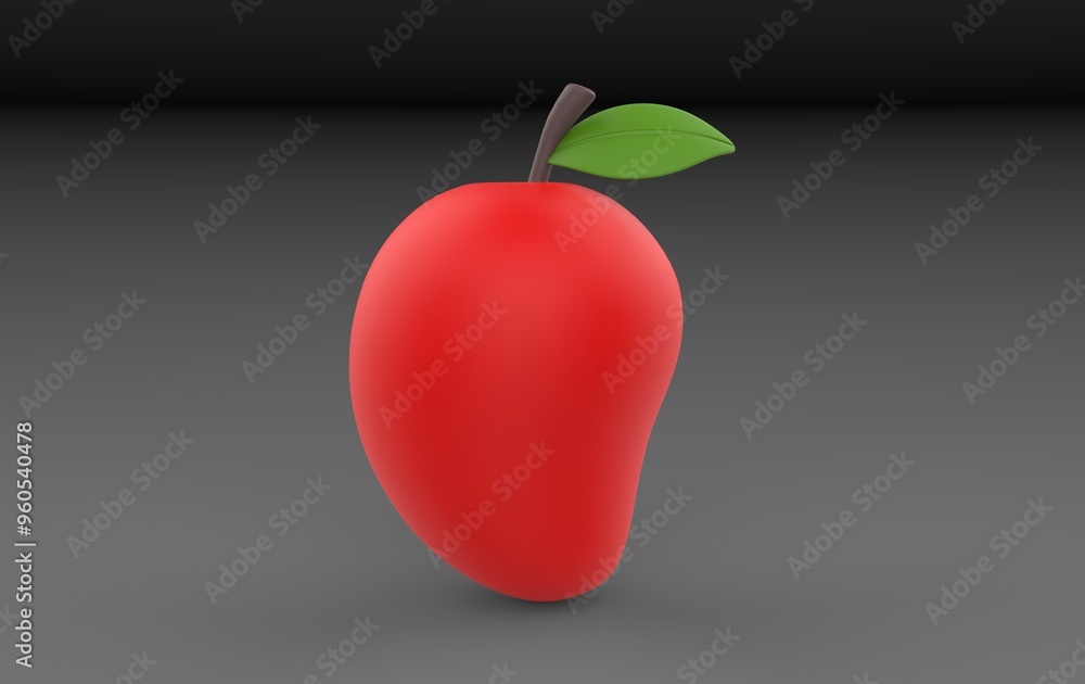 Obraz premium red apple