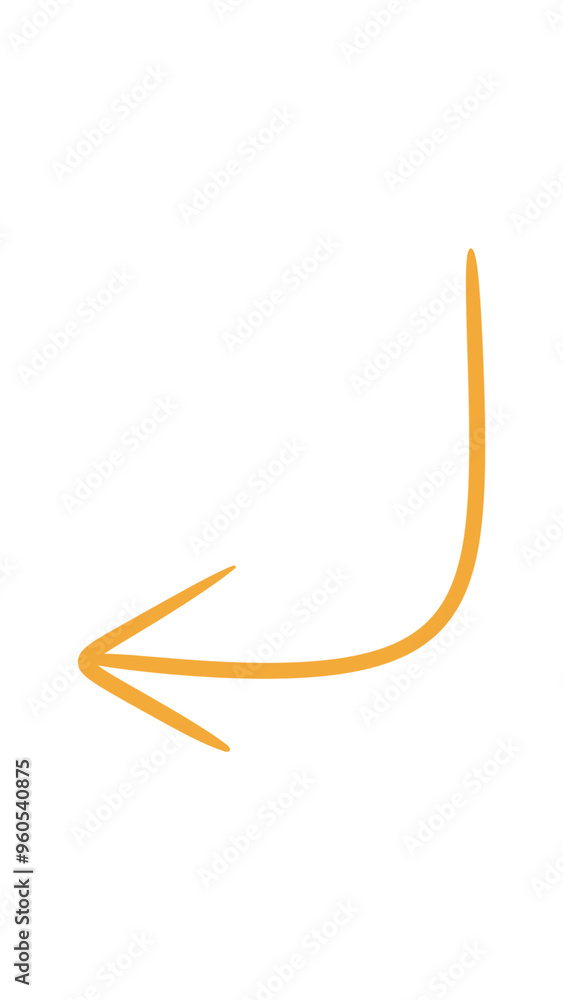 orange arrow icon Hand-drawn arrow pointing orange arrow icon Hand-drawn arrow pointing