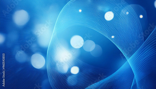 abstract blue background with bubbles