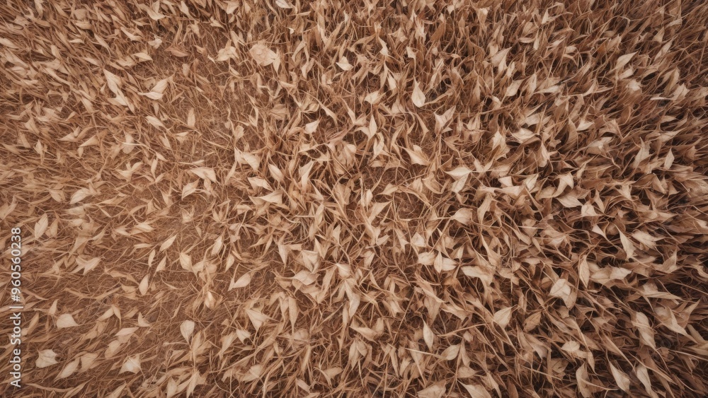 top view of dry leaves with texture as background.