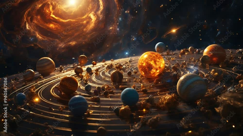 Solar System Video Stunning cinematic photos of the solar system, capturing all the ...