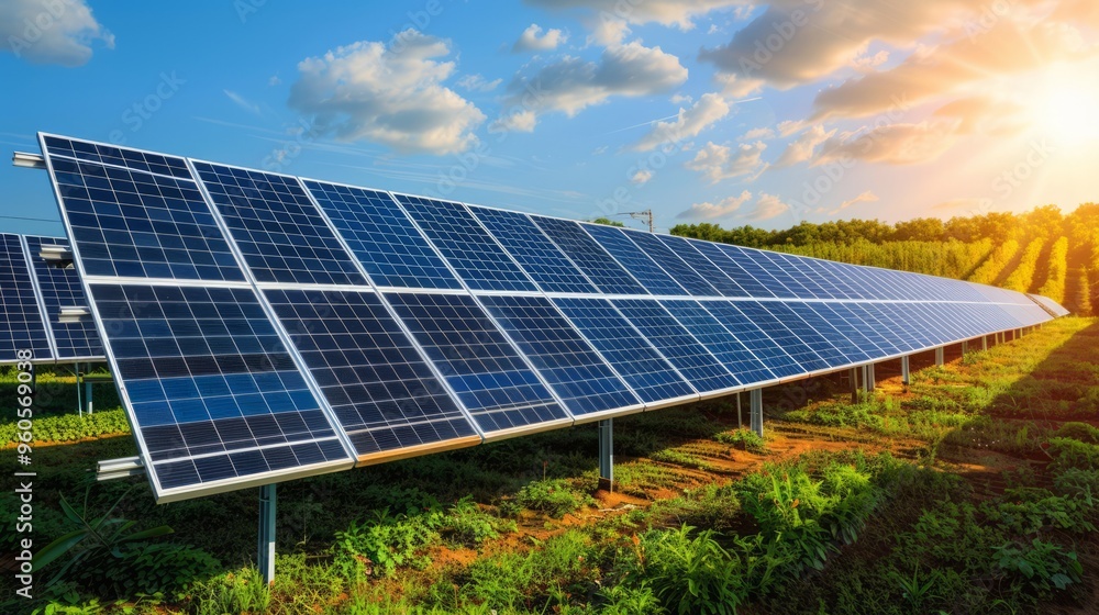 - Large-scale solar farm with a combination of photovoltaic panels and energy storage systems, depicting a comprehensive approach to renewable energy generation and storage - Large-scale solar farm with a combination of photovoltaic panels and energy storage systems, depicting a comprehensive approach to renewable energy generation and storage